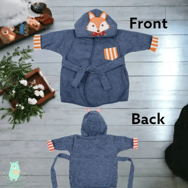 Hooded Bathrobe for Kids