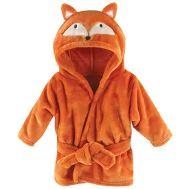 Hudson Baby Plush Animal Face Bathrobe, Fox