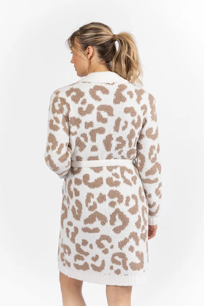 It Was All A Dream Light Leopard Robe