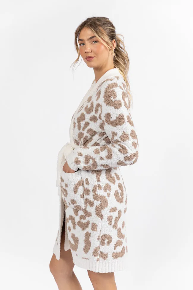 It Was All A Dream Light Leopard Robe