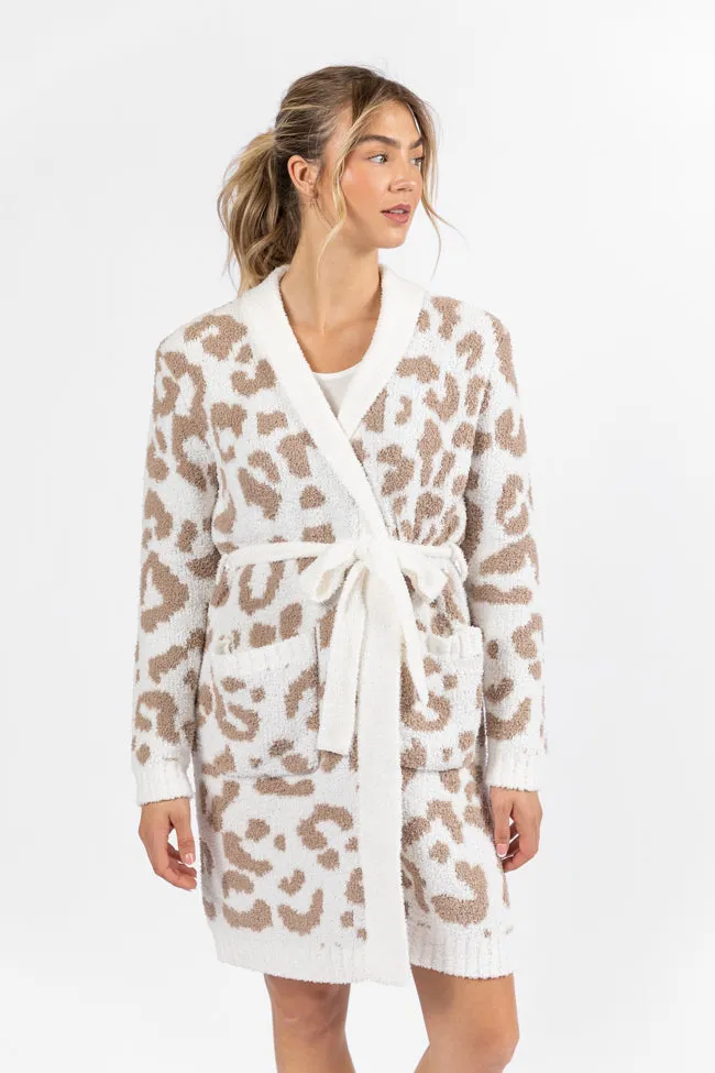 It Was All A Dream Light Leopard Robe