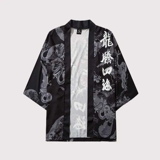 Japanese Dragon Kimono Robe