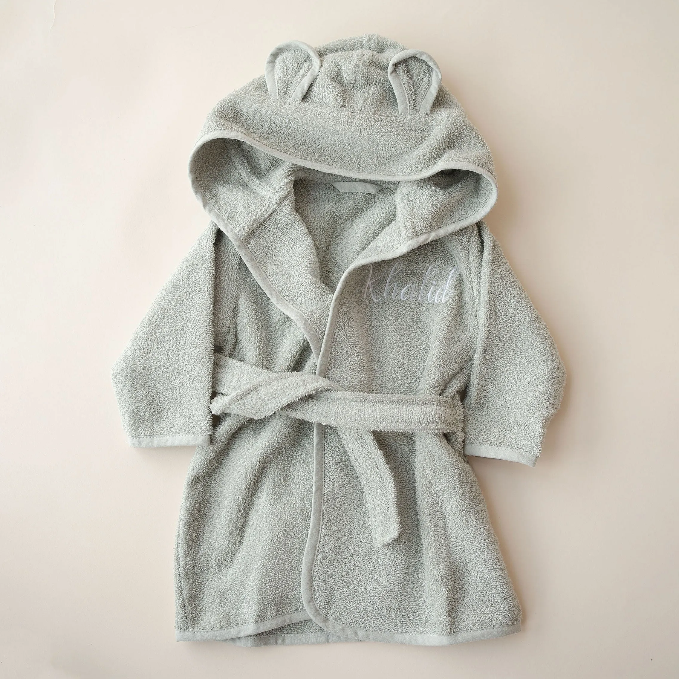 JBØRN Organic Cotton Baby Hooded Towelling Bathrobe (1-2 Years)