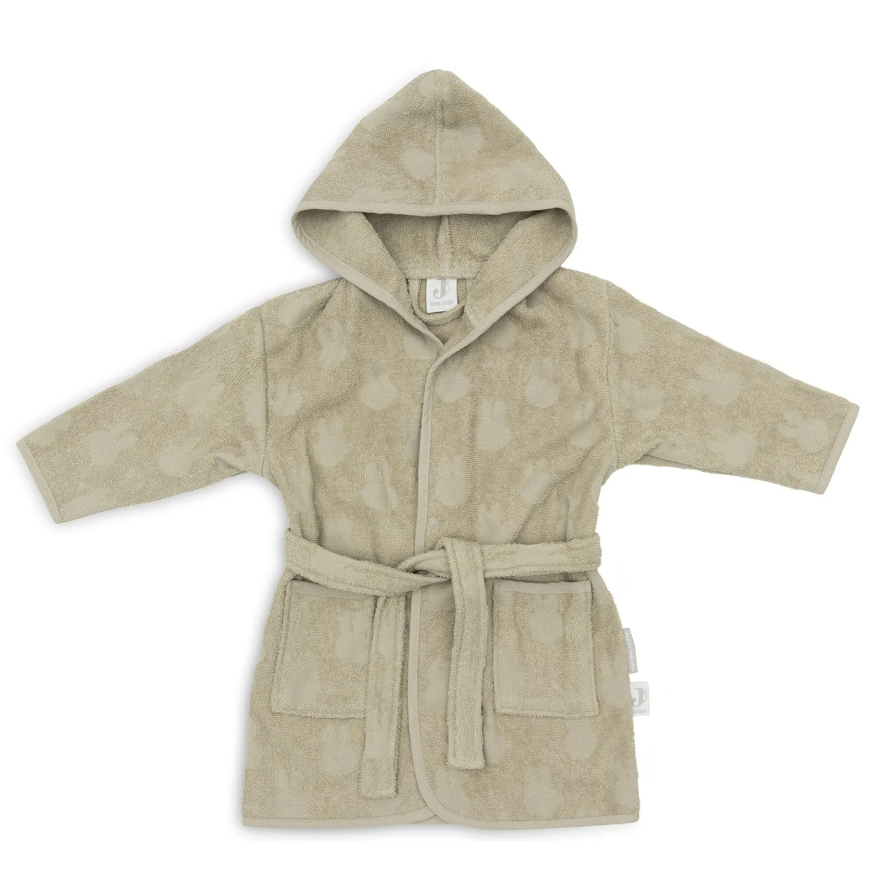 Jollein Bathrobe Terry 1/2y Miffy Jacquard | Olive Green