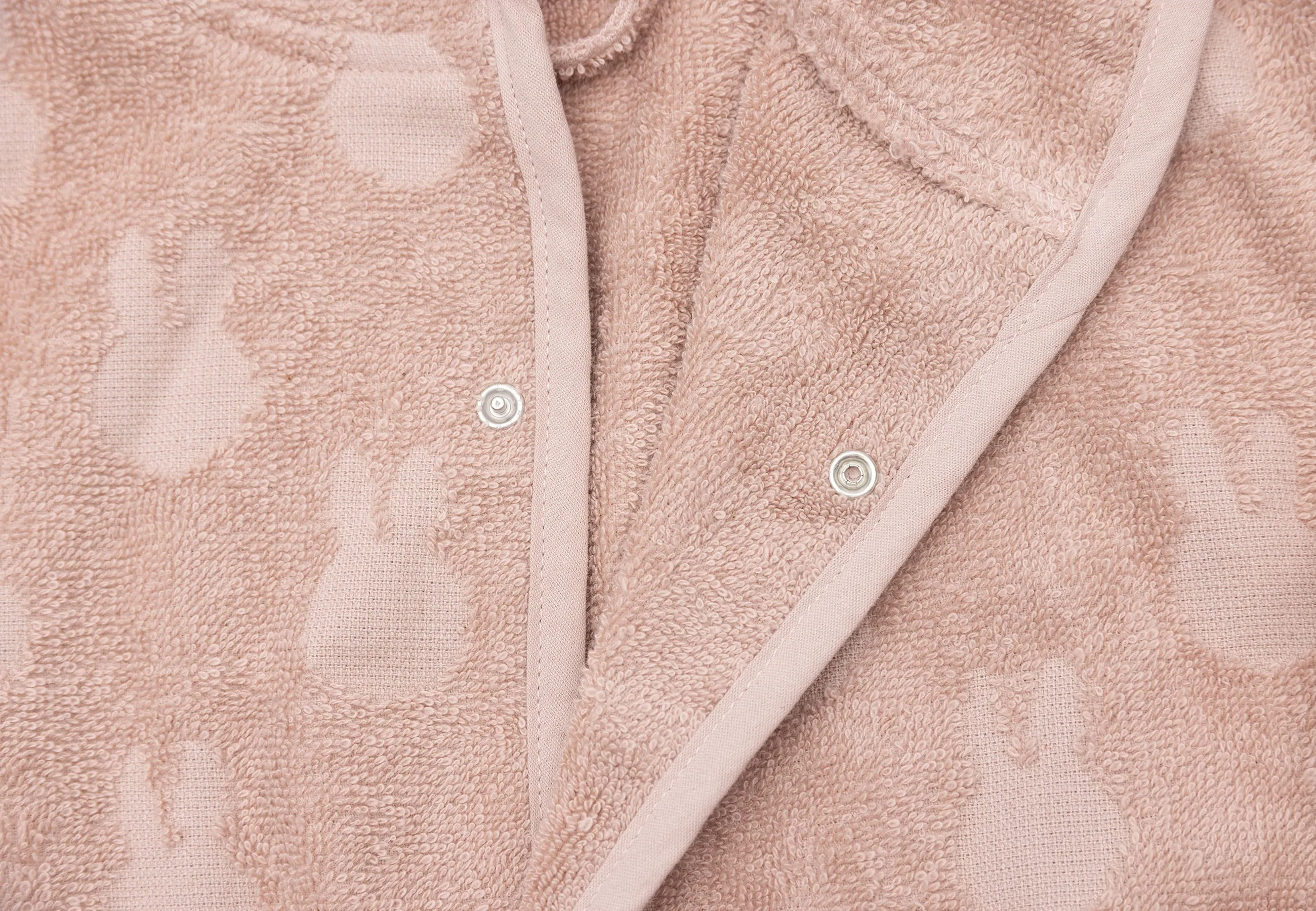 Jollein Bathrobe Terry 3/4y Miffy Jacquard | Wild rose