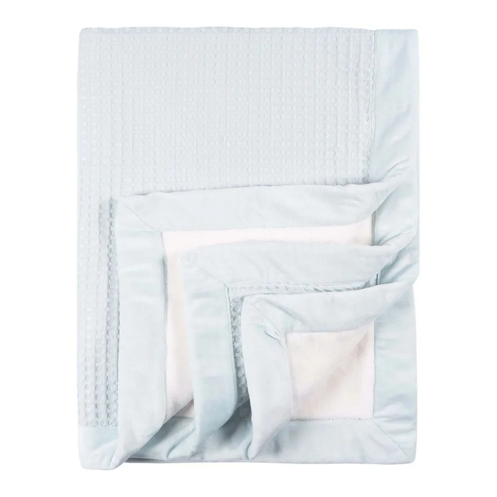 Just Born Fleece Sherpa Baby Blanket