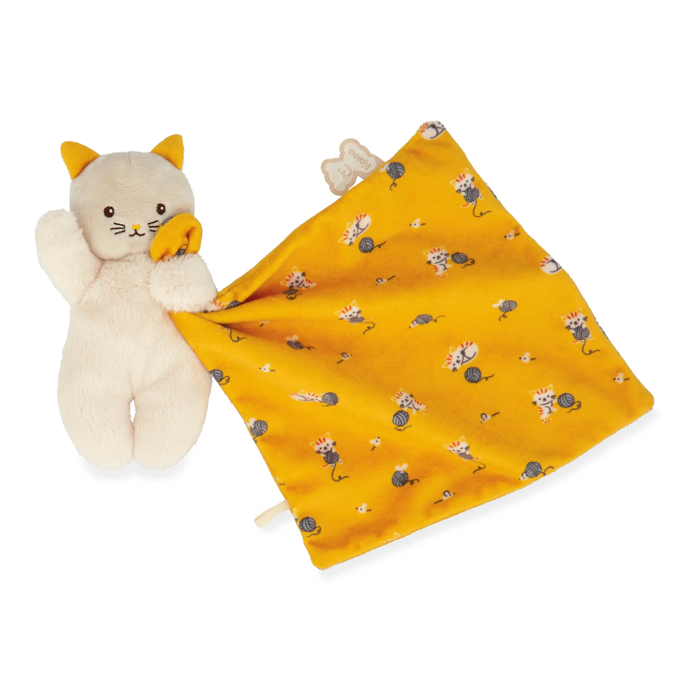 Kaloo Yellow Cat Doudou