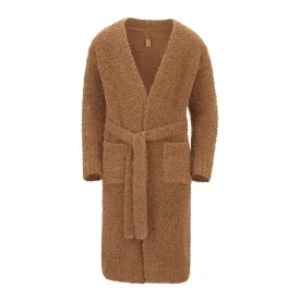 KIDS COZY KNIT ROBE | CAMEL