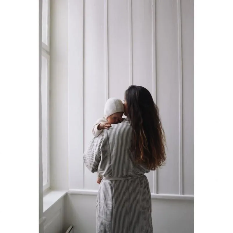 Konges Slojd Muslin Mummy Robe - Striped