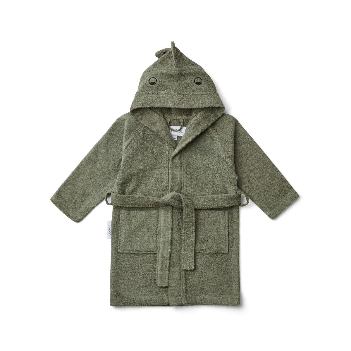 Lily Bathrobe - Dino faune green