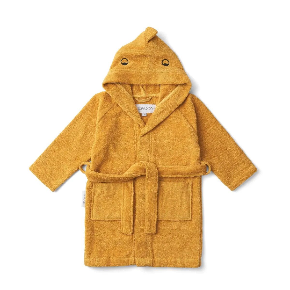 Lily Bathrobe - Dino yellow mellow