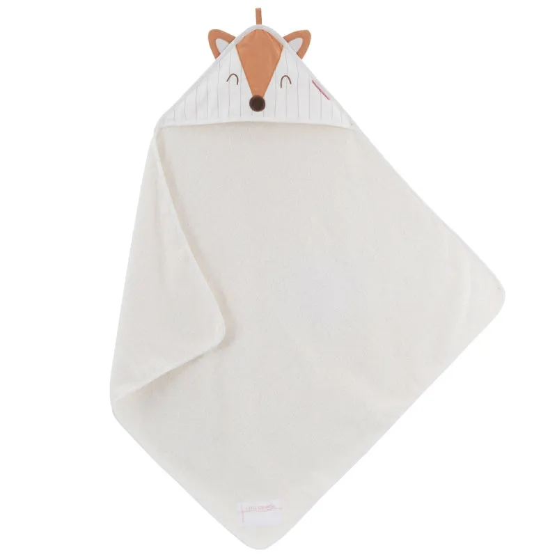 Little Crevette Hooded Towel 75x75 cm Dream Forest