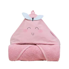 Little Crevette Hooded Towel 75x75 cm Pomme D'amour