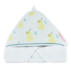 Little Crevette Hooded Towel 75x75cm Poires