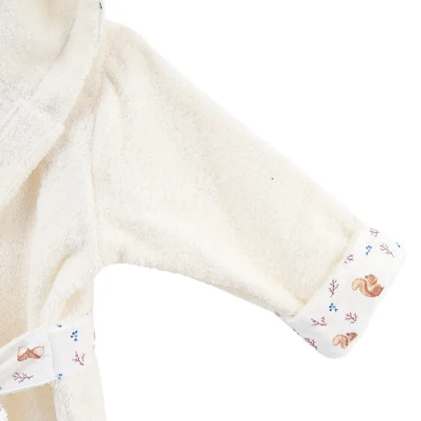 Little Crevette Noisette Ecureuil Bathrobe