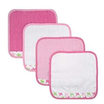 Love to Bathe 4-Pack Star Washcloth