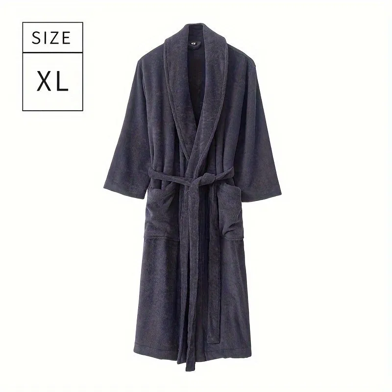 Luxurious 100% Cotton Bath Robe Unisex – Modern Style with Knit Fabric Weave, Absorbent and Quick Dry, Perfect for After Bath, Swimming, and Christmas – Character Themed, 380gsm Heavy Weight