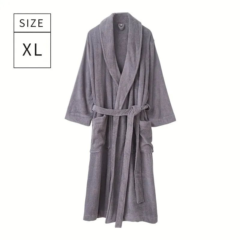 Luxurious 100% Cotton Bath Robe Unisex – Modern Style with Knit Fabric Weave, Absorbent and Quick Dry, Perfect for After Bath, Swimming, and Christmas – Character Themed, 380gsm Heavy Weight