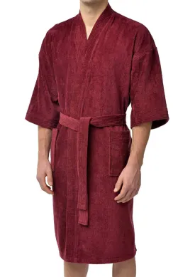 Majestic International Basic Terry Velour Kimono