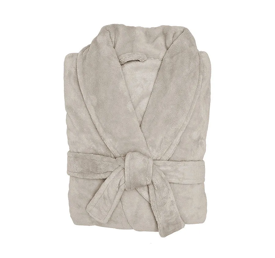 Microplush Bathrobe Range Stone