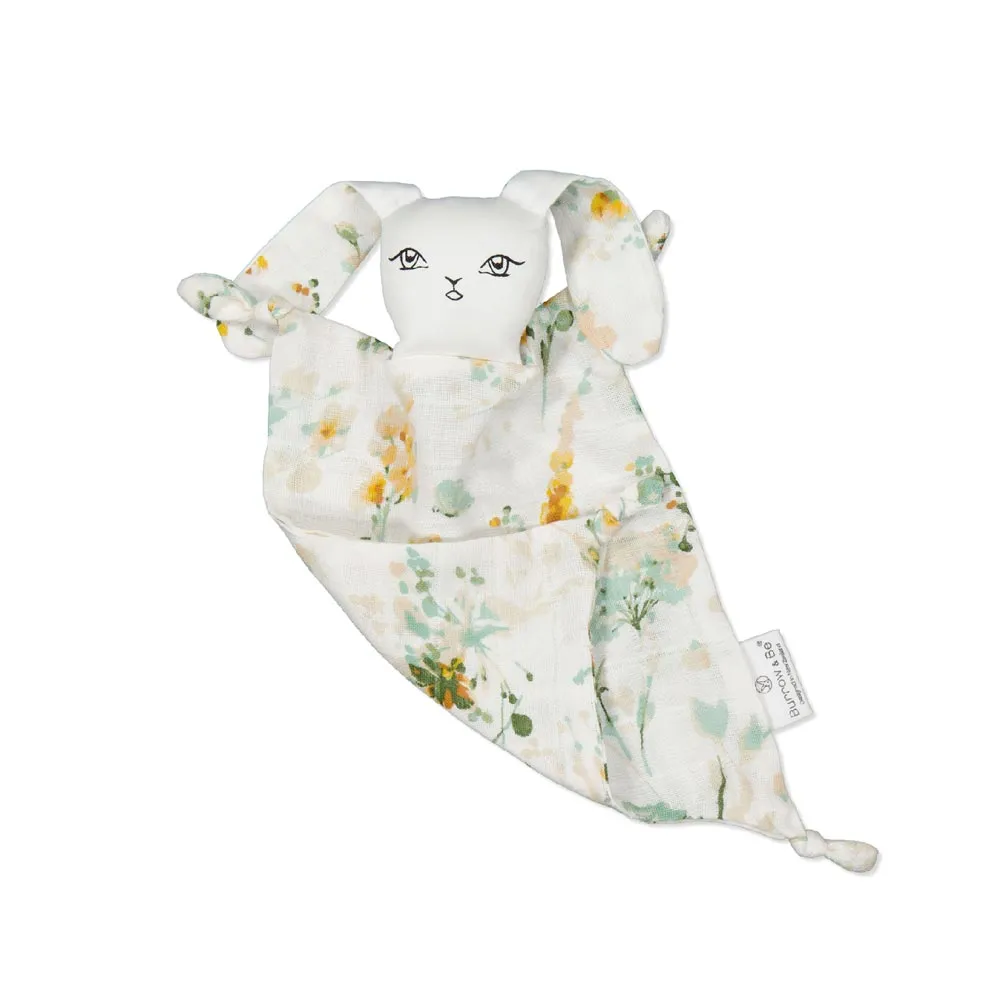 Muslin Bunny Baby Comforter - Spring Melody