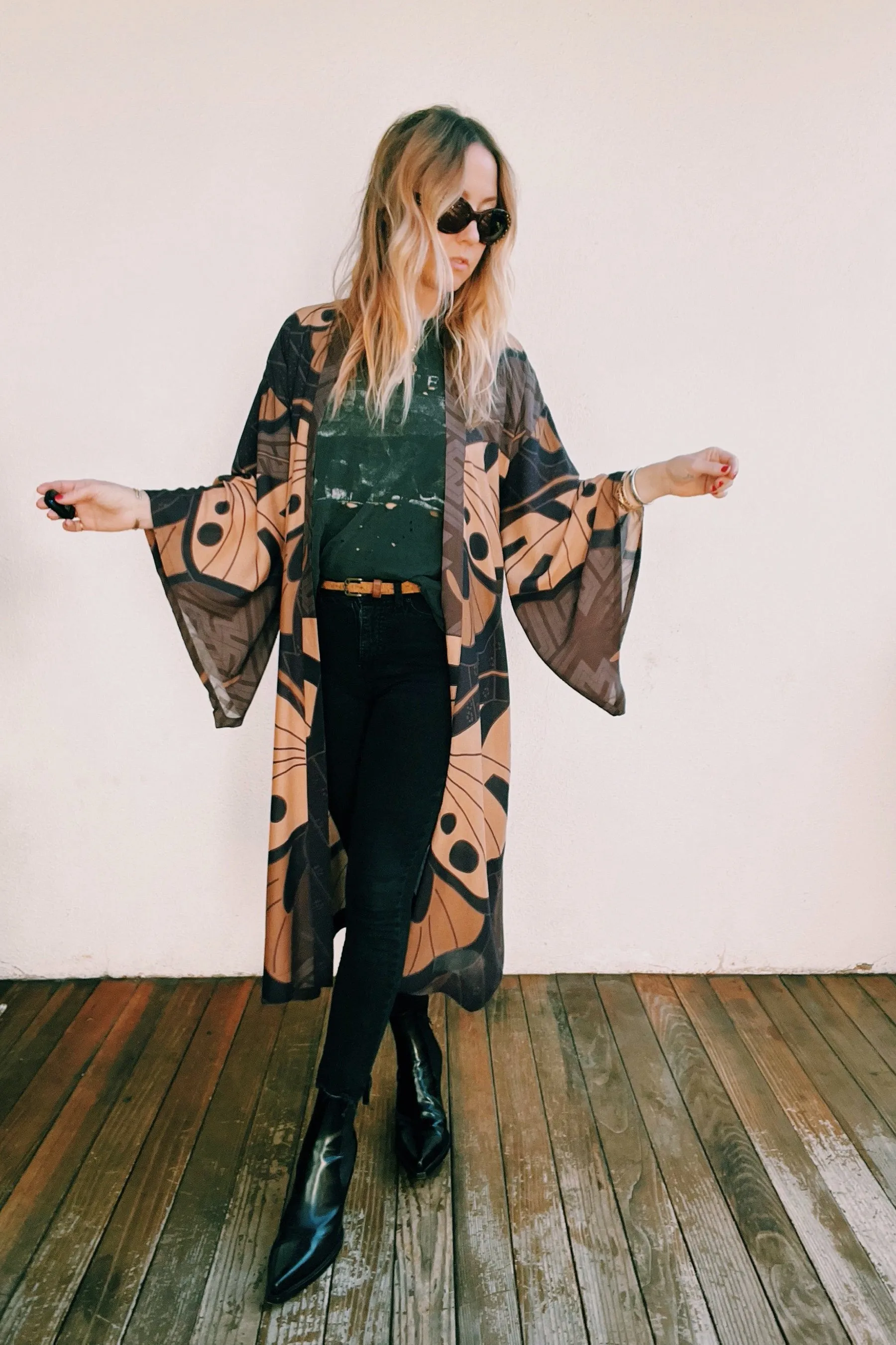 Onyx Butterfly Georgia Robe