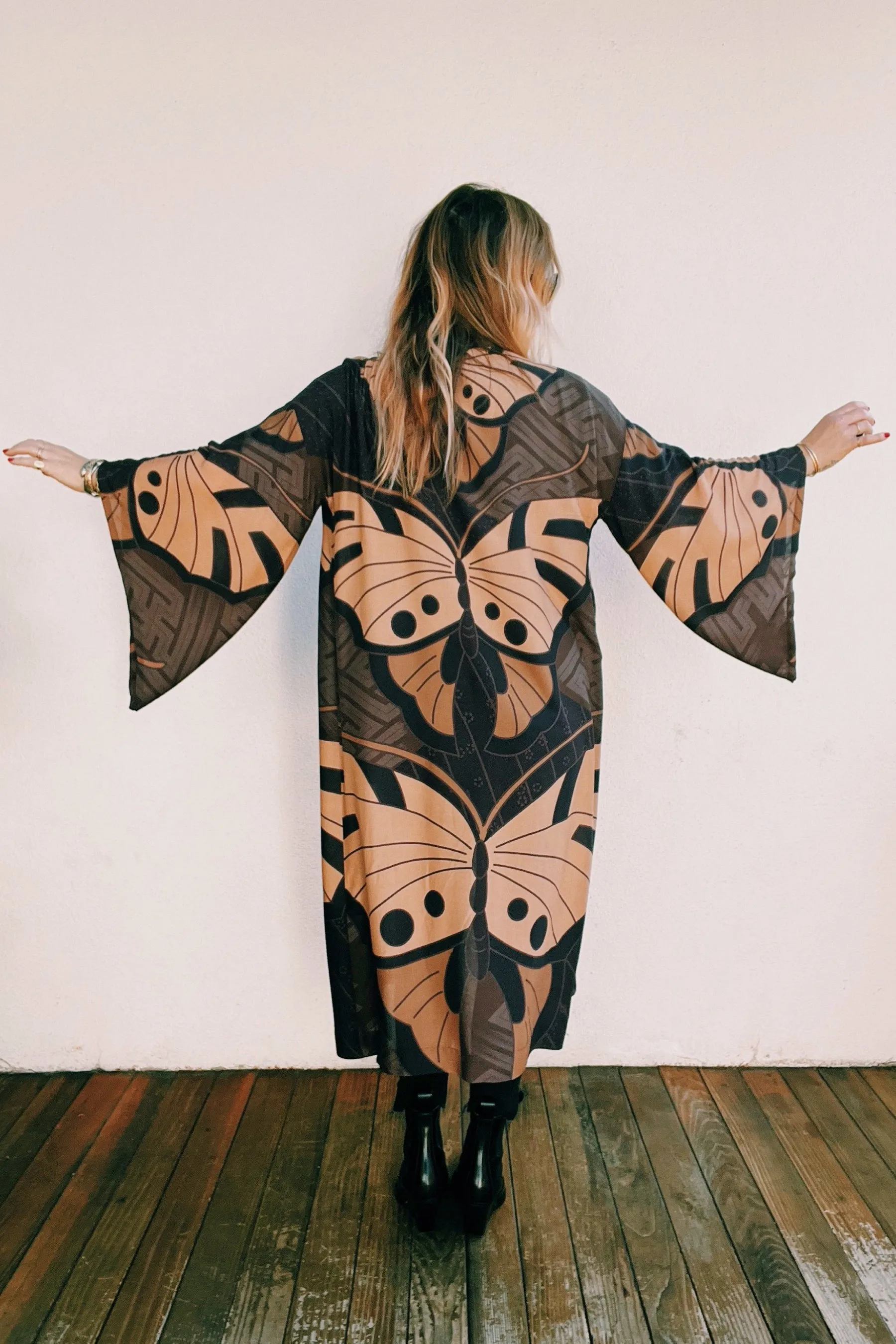 Onyx Butterfly Georgia Robe