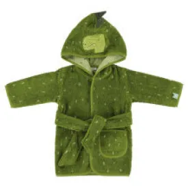 Organic Bathrobe - Mr Dinosaur Age 1-2 Years