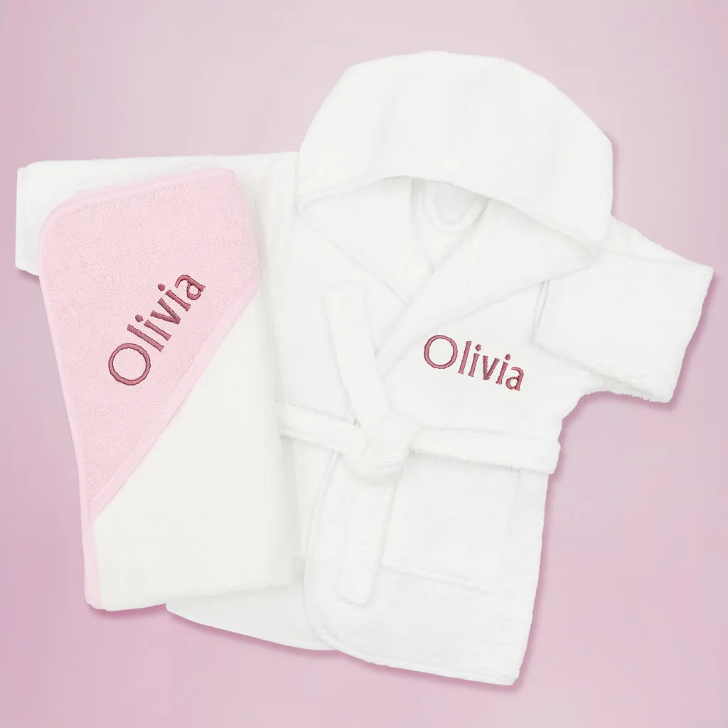 Personalised Cosy Cuddles Gift Set Pink - 0-12 Months