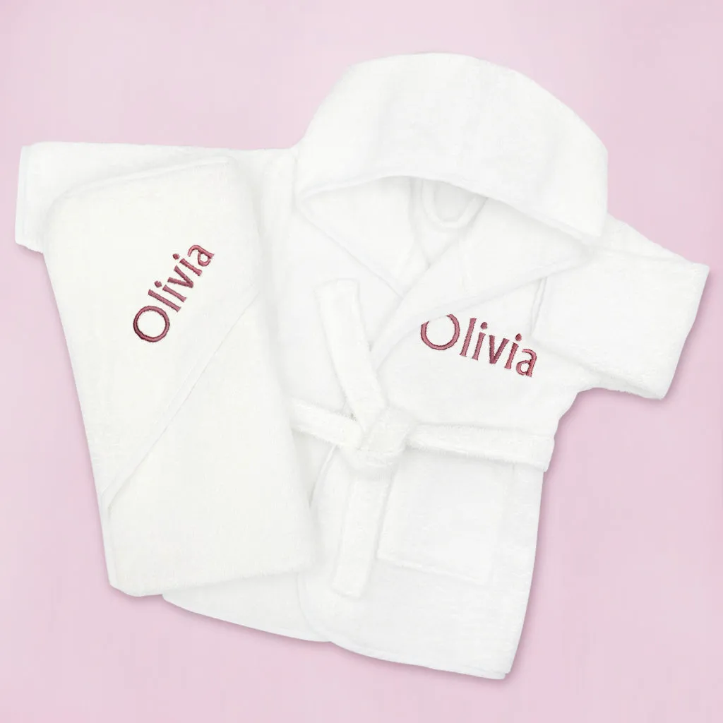 Personalised Cosy Cuddles Gift Set Pink -1-2 Years