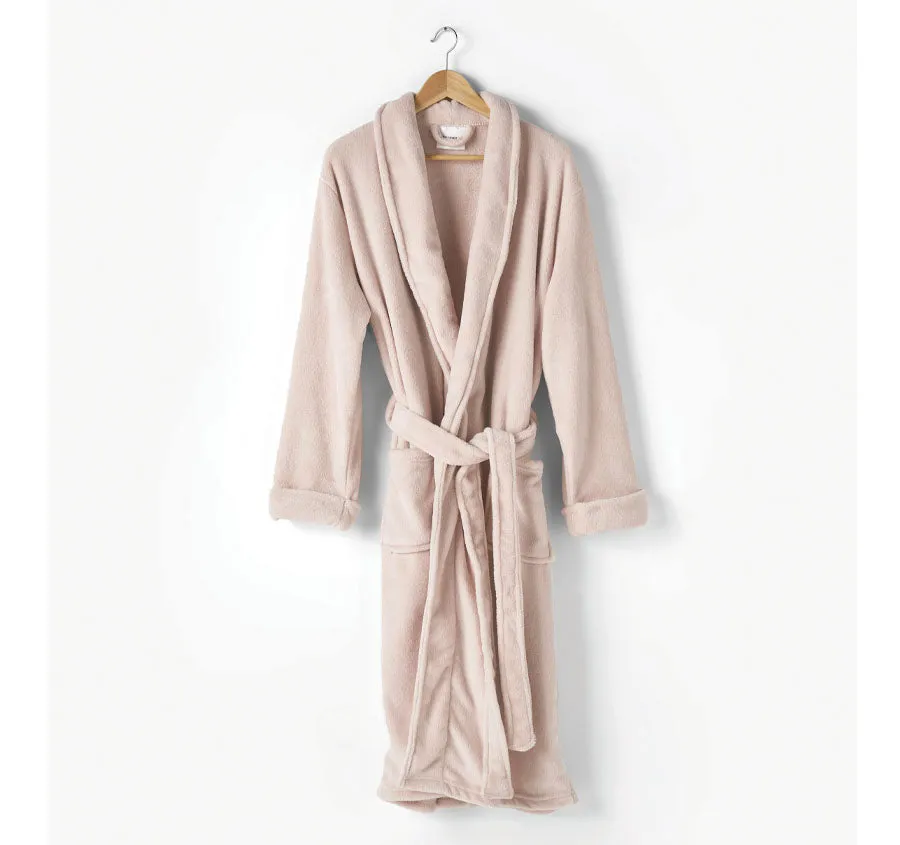 Plush Bathrobe Range Blush