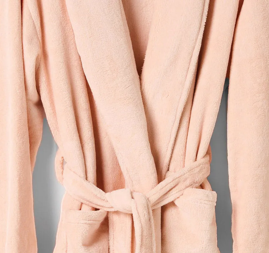 Plush Bathrobe Range Pink