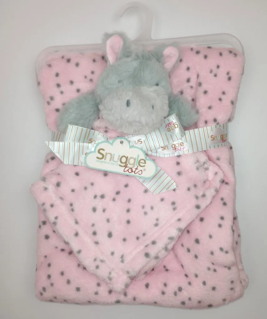 "Hippo" Blanket and Baby Comforter Set