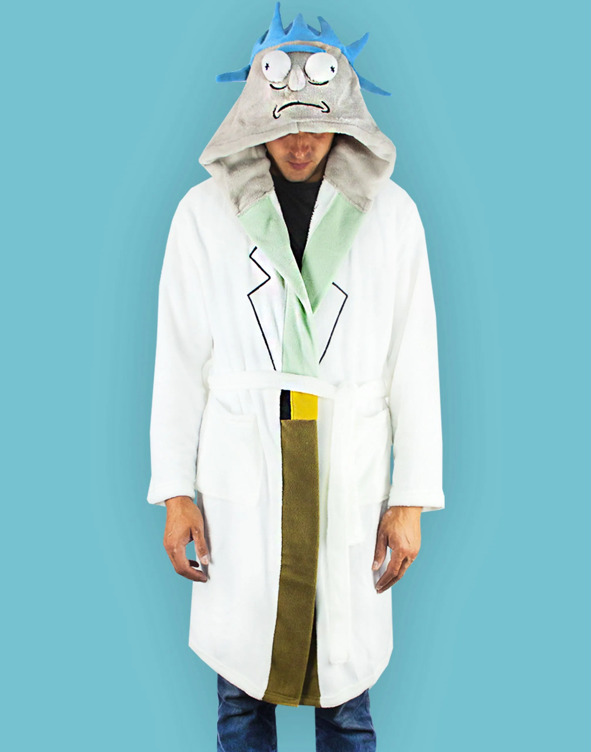 Rick and Morty Rick Sanchez Scientist Dressing Gown Men's/Women's Bathrobe