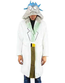 Rick and Morty Rick Sanchez Scientist Dressing Gown Men's/Women's Bathrobe