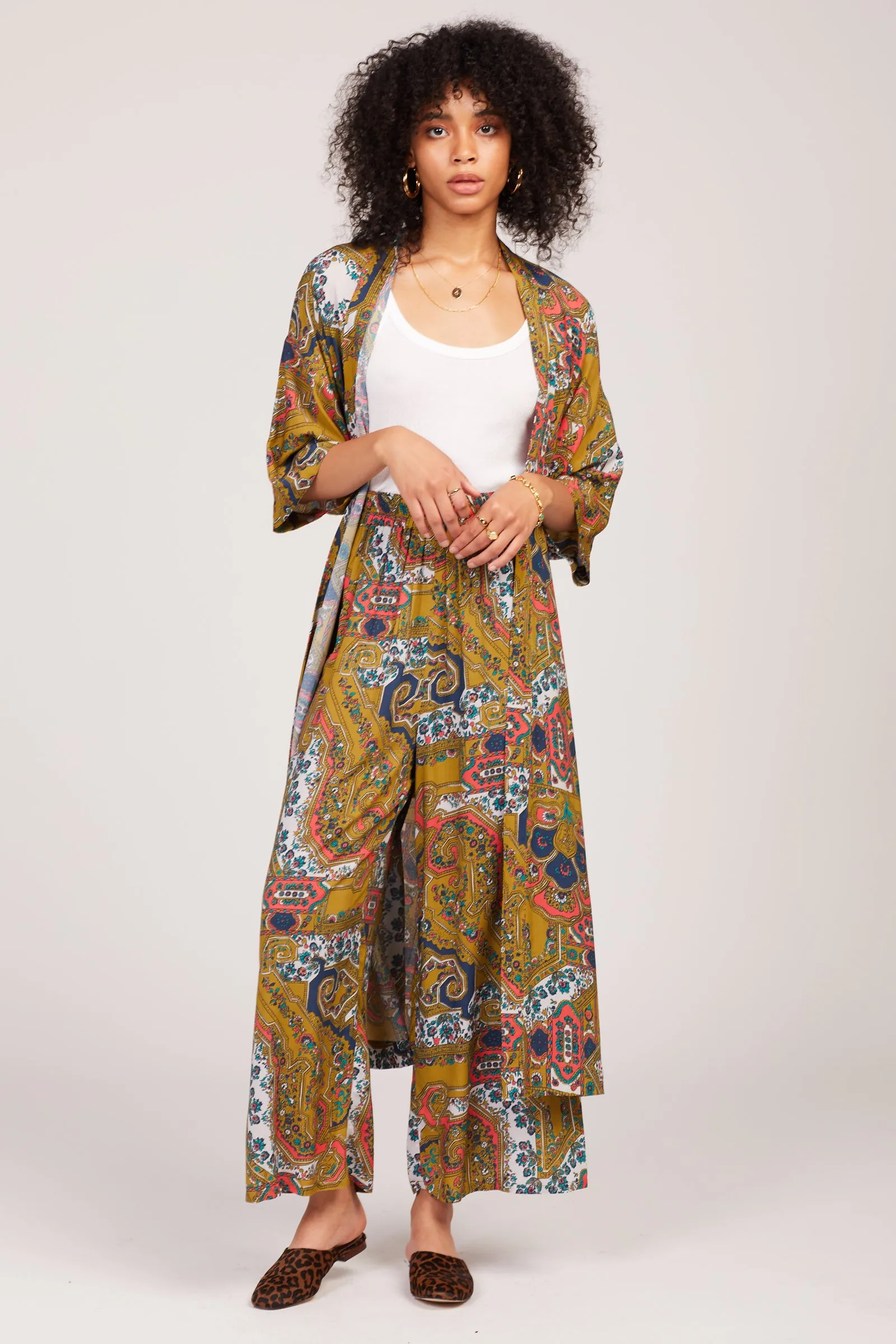 Rust Paisley Jane Robe