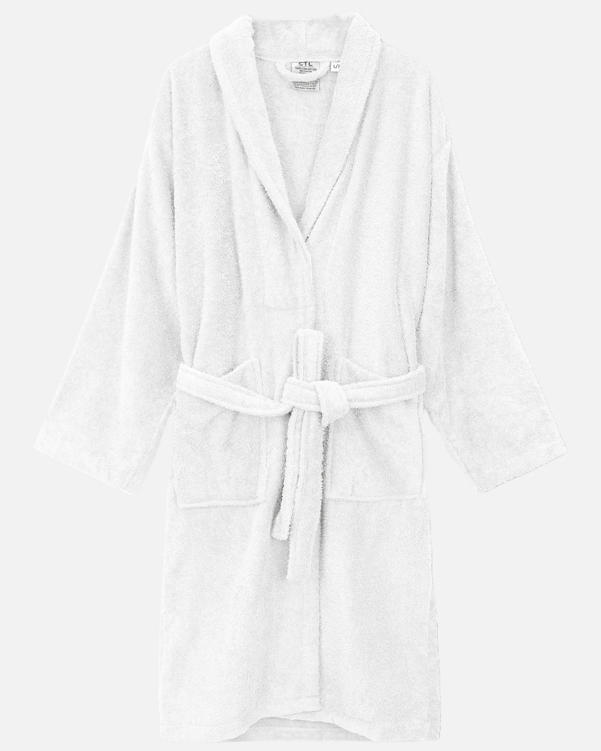 Shawl Collar Terry Towelling Bath Robe Dressing Gown