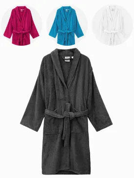 Shawl Collar Terry Towelling Bath Robe Dressing Gown