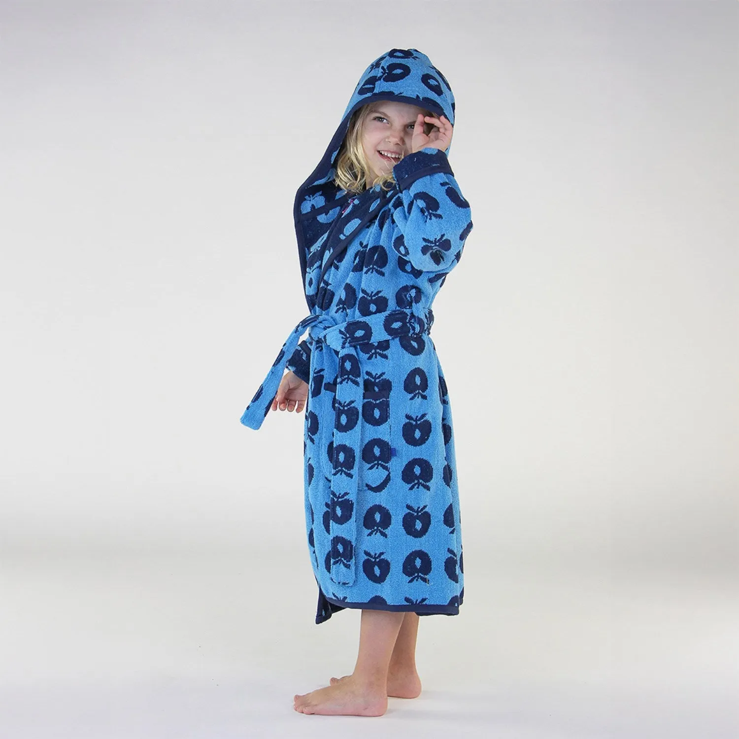 Småfolk Blue Grotto Bathrobe Med Æbler