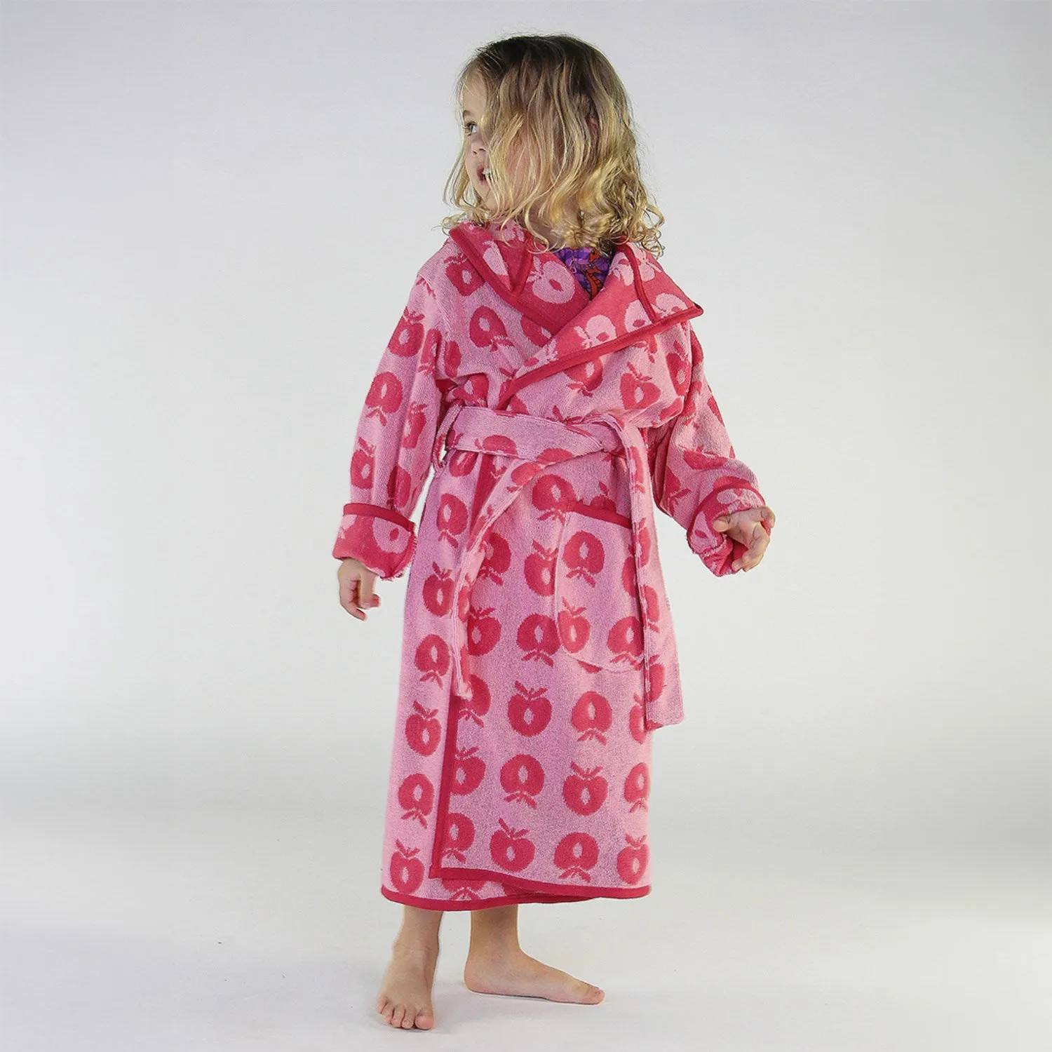 Småfolk Sea Pink Bathrobe Med Æbler