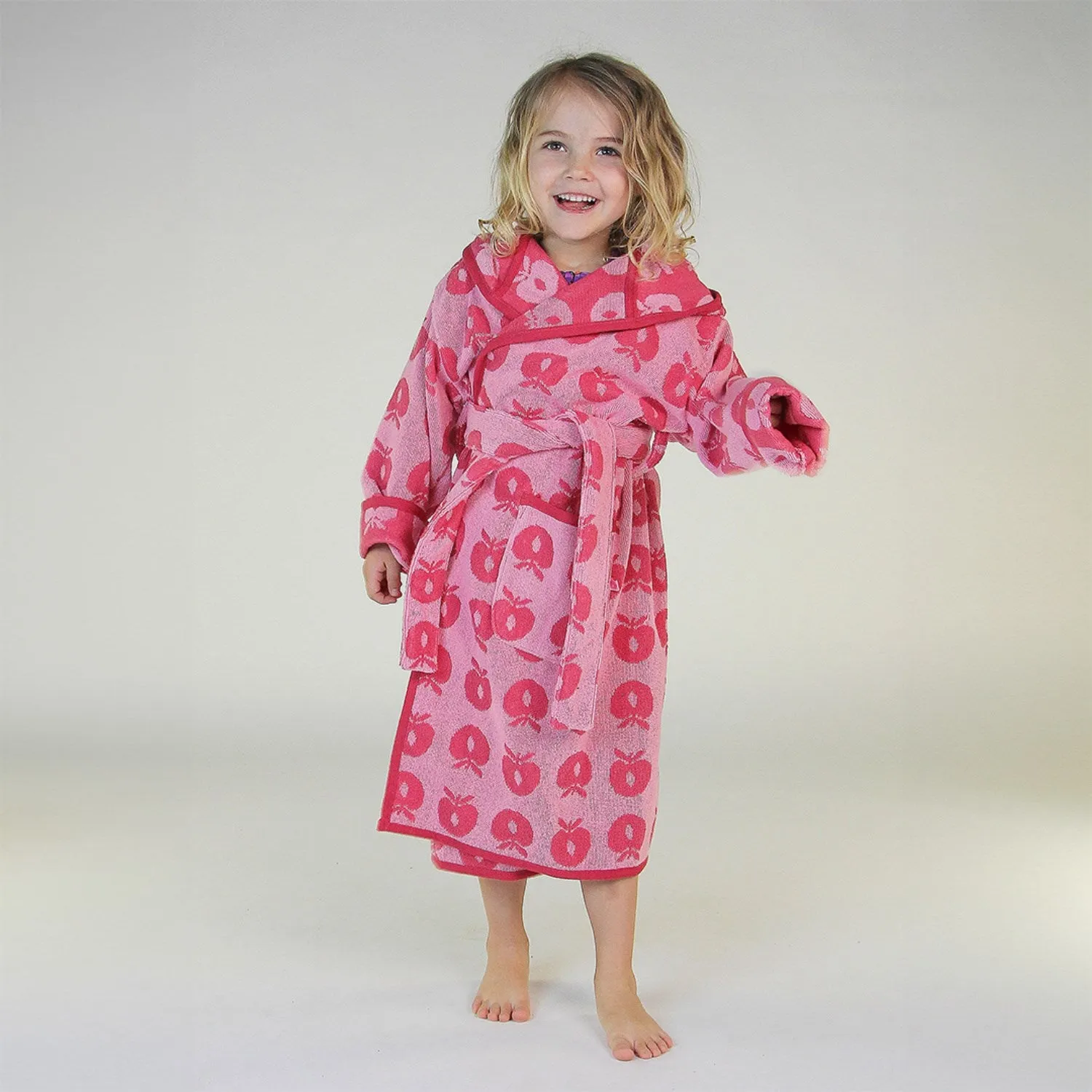 Småfolk Sea Pink Bathrobe Med Æbler