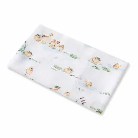 Snuggle Hunny Organic Muslin Wrap - Duck Pond