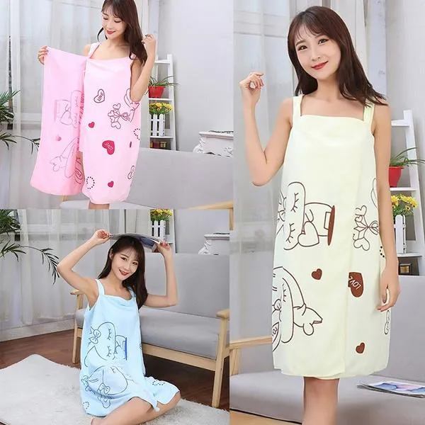 Soft Cotton Bathrobe for Girls & Women || Bath Robe Towel for Women ||Quick Dry Dress Towel for Ladies.