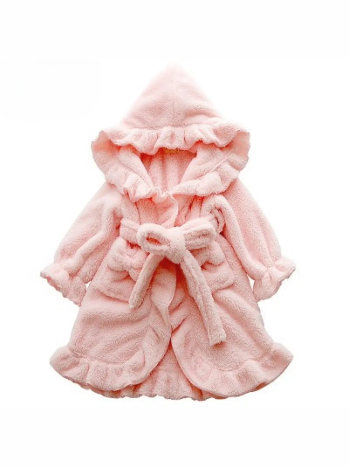 Spa Day Realness Ruffled Bathrobe