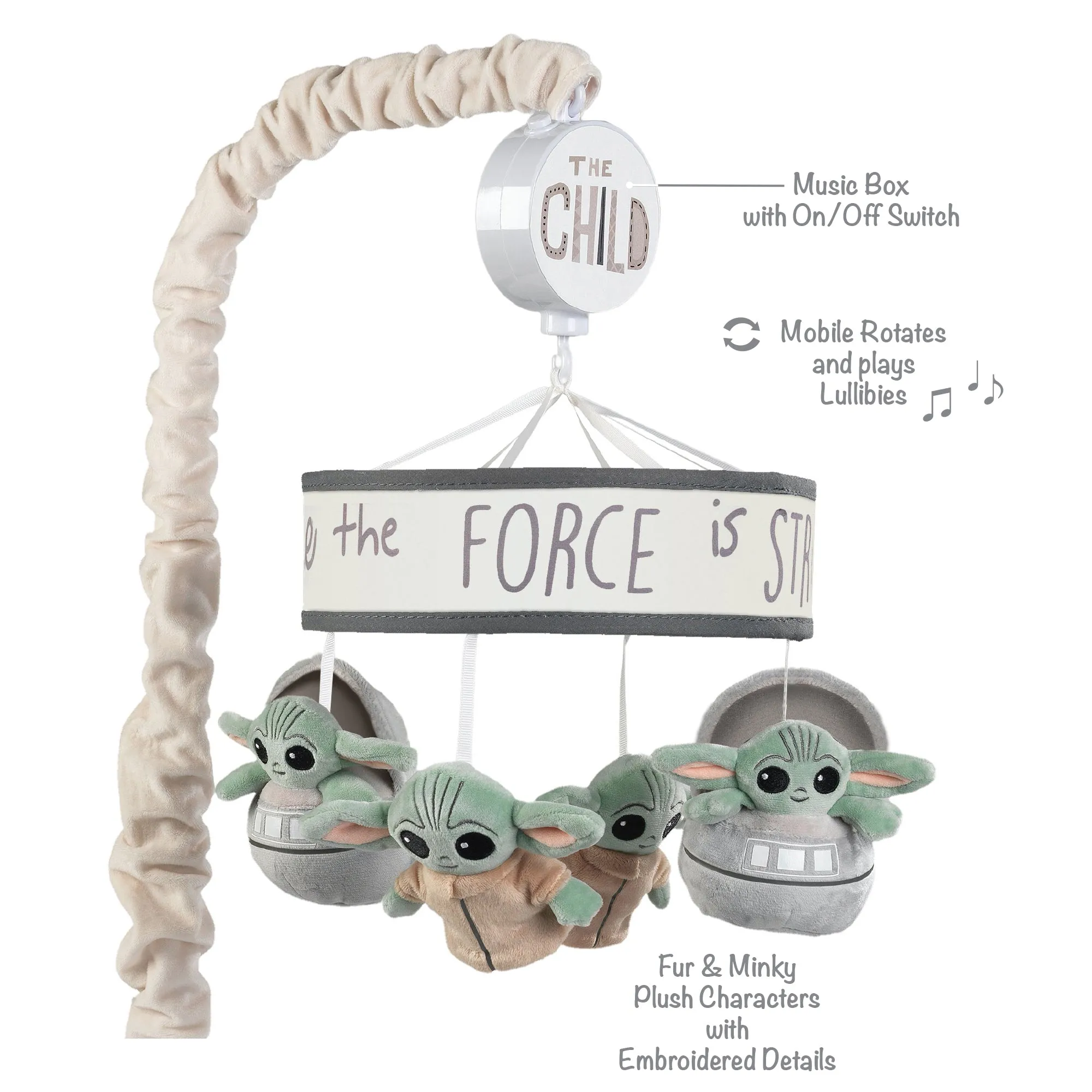 Star Wars The Child Musical Baby Crib Mobile