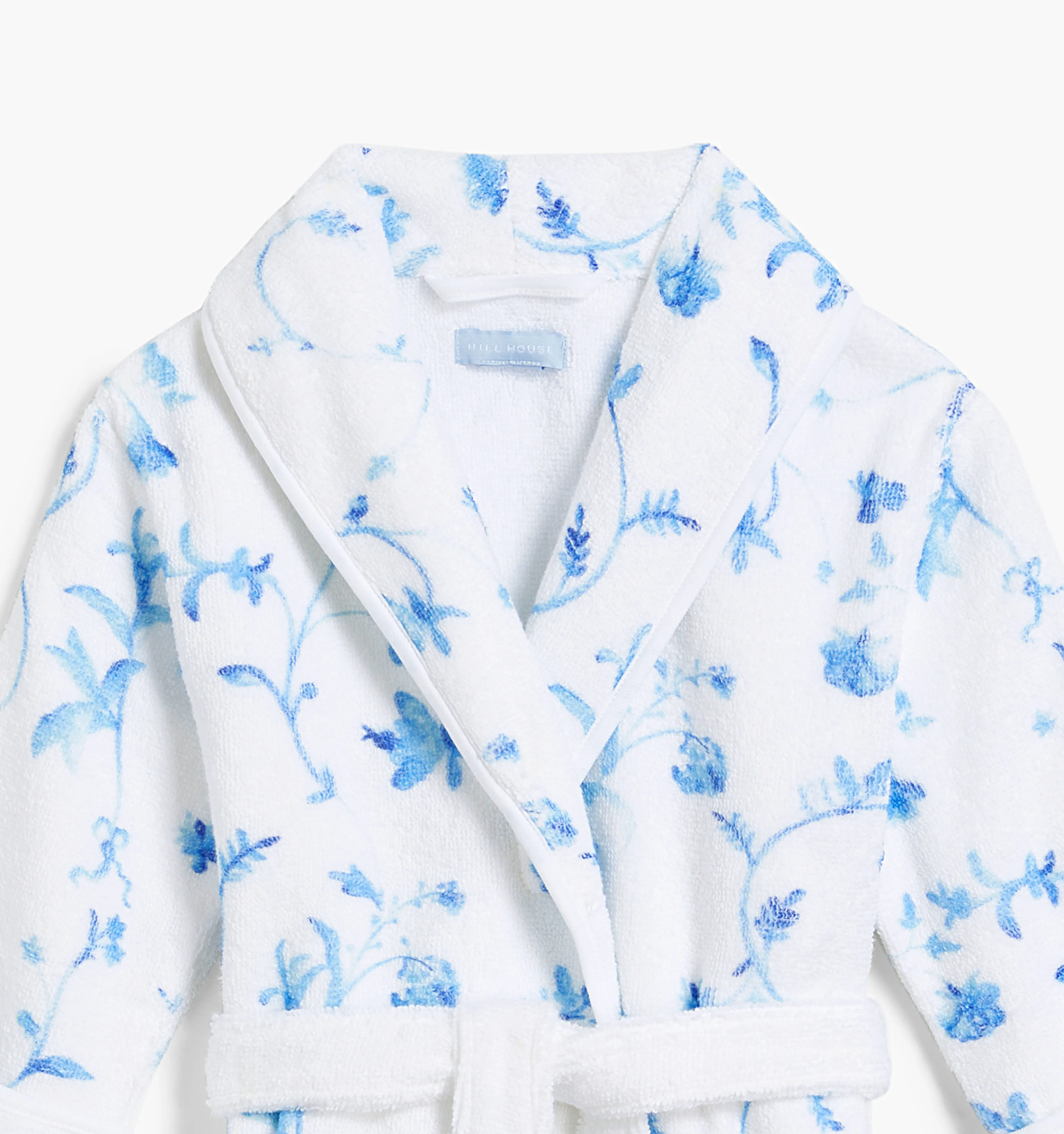 The Baby Hotel Robe - Blue Botanical