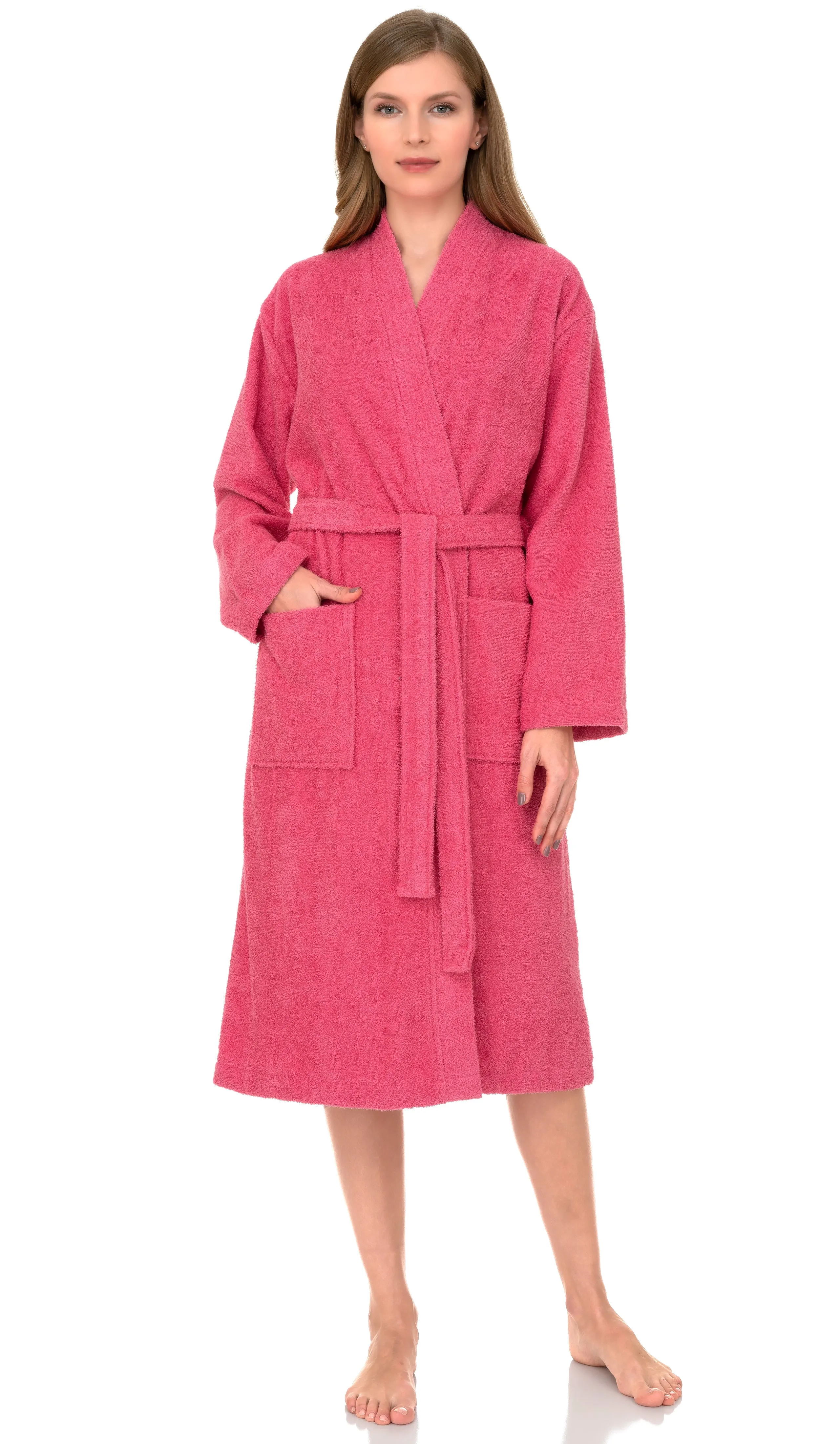 TowelSelections Womens Robe, Cotton Terry Cloth Robes for Women, Soft Kimono Bathrobe for Women XS-2X