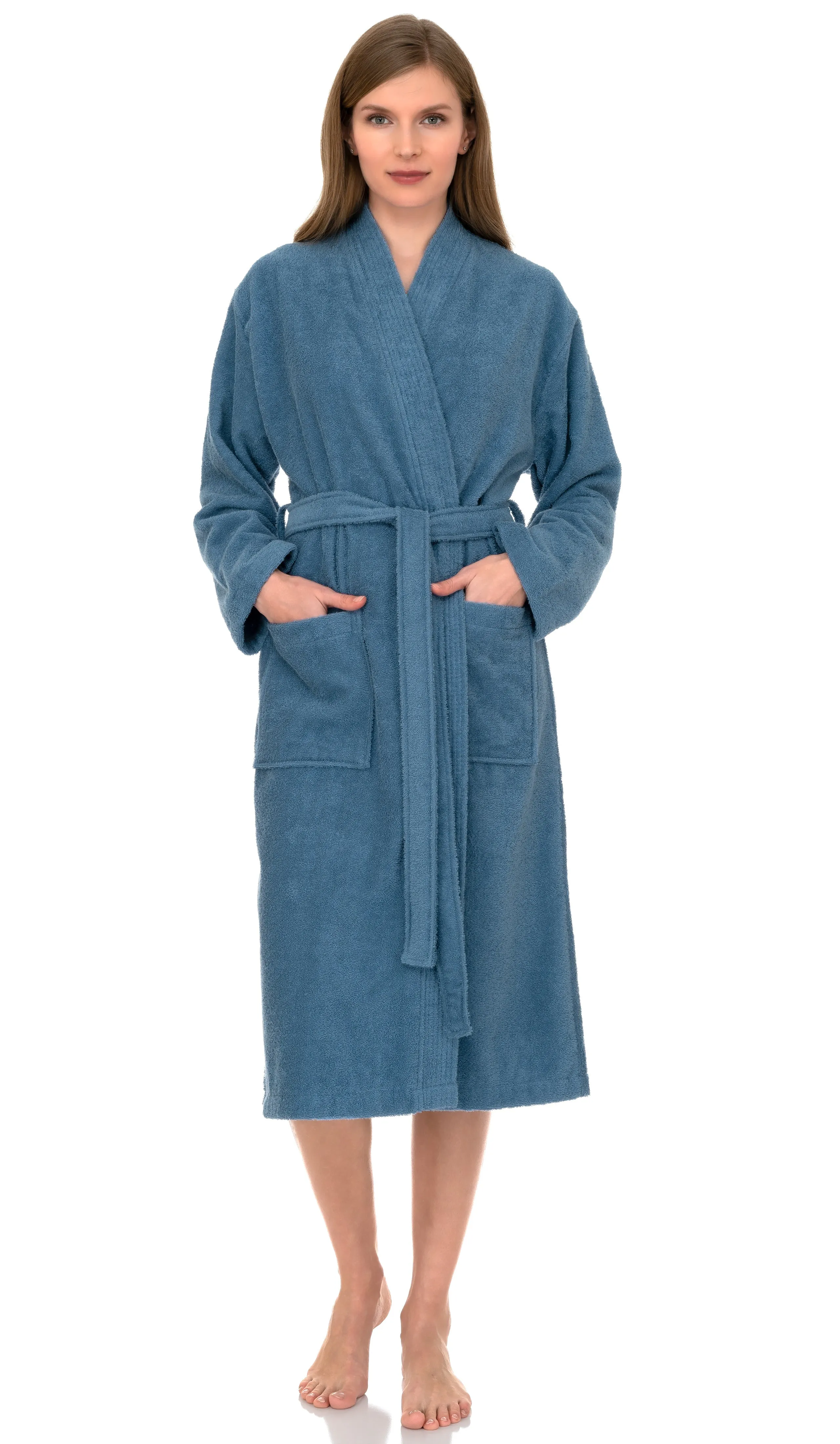 TowelSelections Womens Robe, Cotton Terry Cloth Robes for Women, Soft Kimono Bathrobe for Women XS-2X