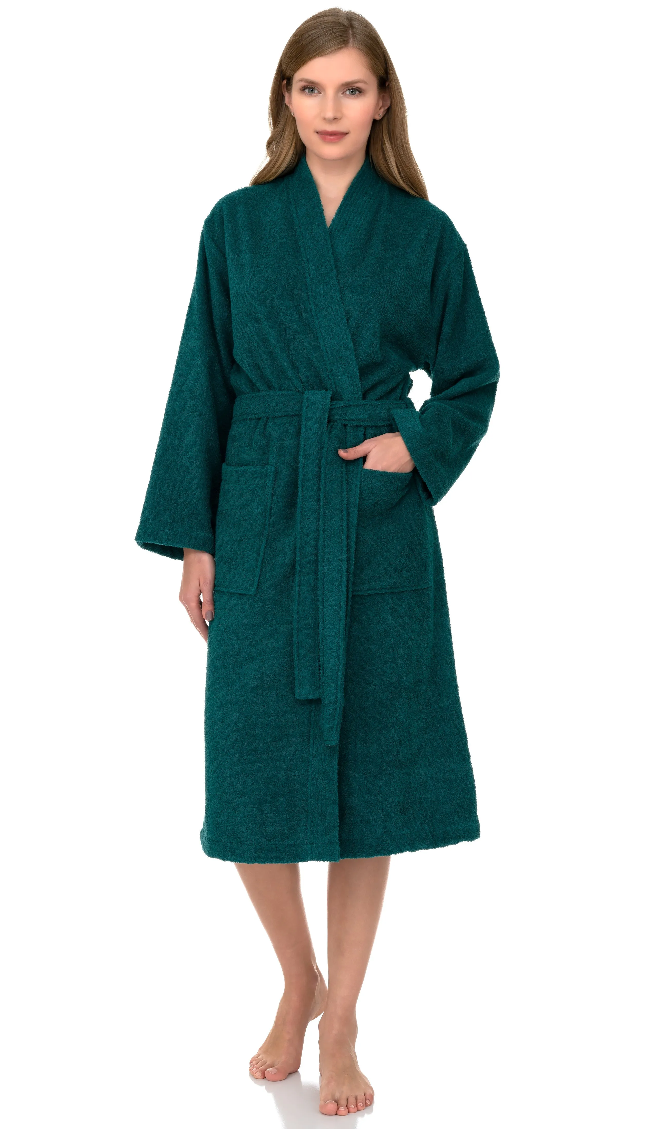 TowelSelections Womens Robe, Cotton Terry Cloth Robes for Women, Soft Kimono Bathrobe for Women XS-2X