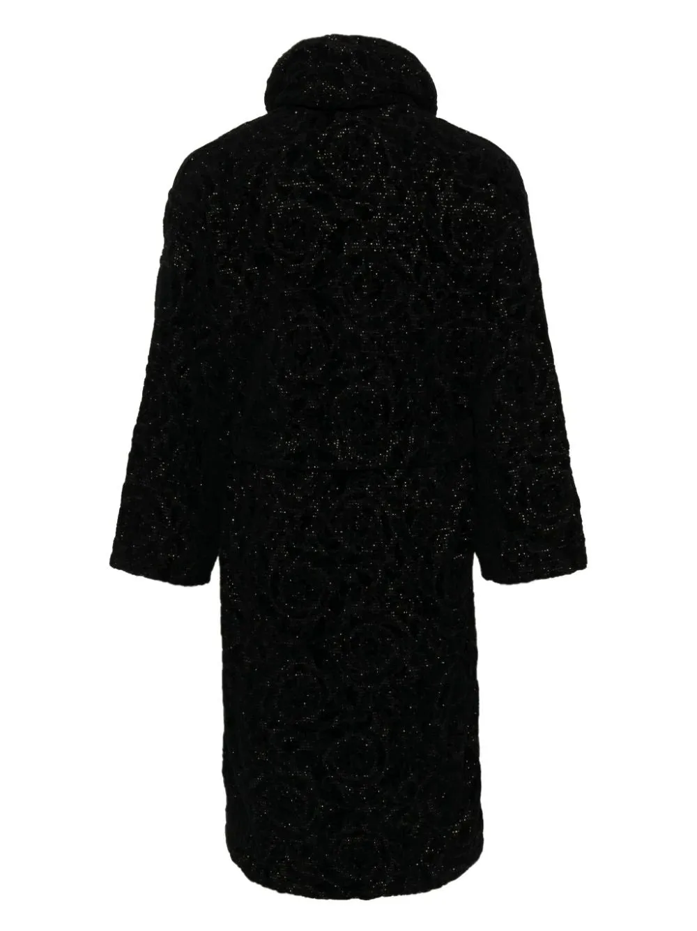 Versace Anthracite Barocco Bathrobe